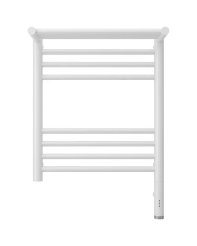 Полотенцесушитель электрический 500х400 белый глянец МЭМ правый Сунержа Богема с полкой 3.0 12-5807-5040