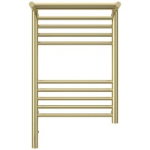 Полотенцесушитель электрический 600х400 шампань МЭМ левый Сунержа Богема с полкой 3.0 020-5806-6040