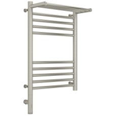 Полотенцесушитель электрический 600х400 сатин МЭМ левый Сунержа Богема с полкой 3.0 071-5806-6040