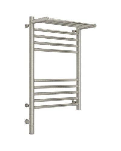 Полотенцесушитель электрический 600х400 сатин МЭМ левый Сунержа Богема с полкой 3.0 071-5806-6040