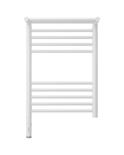 Полотенцесушитель электрический 600х400 белый глянец МЭМ левый Сунержа Богема с полкой 3.0 12-5806-6040