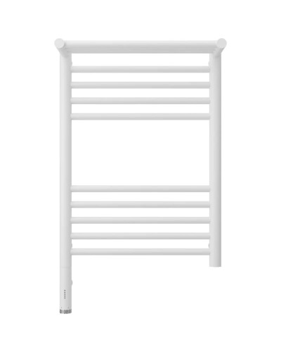 Полотенцесушитель электрический 600х400 белый матовый МЭМ левый Сунержа Богема с полкой 3.0 30-5806-6040