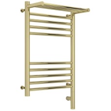 Полотенцесушитель электрический 600х400 шампань МЭМ правый Сунержа Богема с полкой 3.0 020-5807-6040