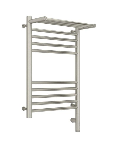 Полотенцесушитель электрический 600х400 сатин МЭМ правый Сунержа Богема с полкой 3.0 071-5807-6040