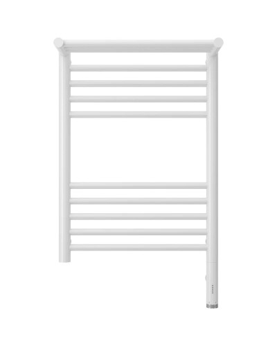 Полотенцесушитель электрический 600х400 белый глянец МЭМ правый Сунержа Богема с полкой 3.0 12-5807-6040