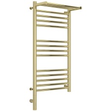 Полотенцесушитель электрический 800х400 шампань МЭМ левый Сунержа Богема с полкой 3.0 020-5806-8040