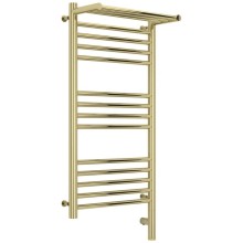 Полотенцесушитель электрический 800х400 шампань МЭМ правый Сунержа Богема с полкой 3.0 020-5807-8040