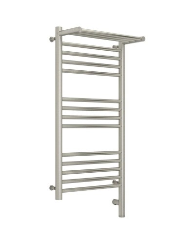 Полотенцесушитель электрический 800х400 сатин МЭМ правый Сунержа Богема с полкой 3.0 071-5807-8040