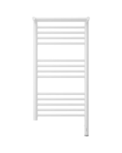 Полотенцесушитель электрический 800х400 белый глянец МЭМ правый Сунержа Богема с полкой 3.0 12-5807-8040