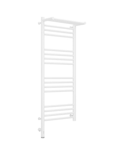 Полотенцесушитель электрический 1000х400 белый матовый МЭМ левый Сунержа Богема с полкой 3.0 30-5806-1040