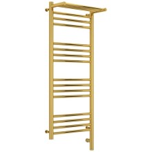 Полотенцесушитель электрический 1000х400 золотой МЭМ правый Сунержа Богема с полкой 3.0 03-5807-1040