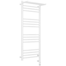 Полотенцесушитель электрический 1000х400 белый глянец МЭМ правый Сунержа Богема с полкой 3.0 12-5807-1040