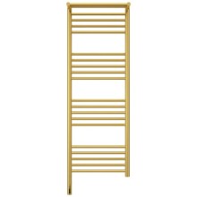 Полотенцесушитель электрический 1200х400 золотой МЭМ левый Сунержа Богема с полкой 3.0 03-5806-1240