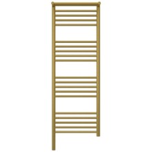 Полотенцесушитель электрический 1200х400 состаренная латунь МЭМ левый Сунержа Богема с полкой 3.0 051-5806-1240