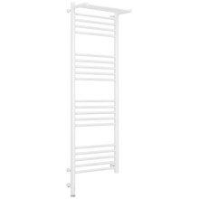 Полотенцесушитель электрический 1200х400 белый глянец МЭМ левый Сунержа Богема с полкой 3.0 12-5806-1240