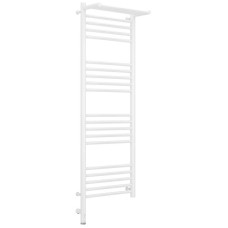 Полотенцесушитель электрический 1200х400 белый глянец МЭМ левый Сунержа Богема с полкой 3.0 12-5806-1240