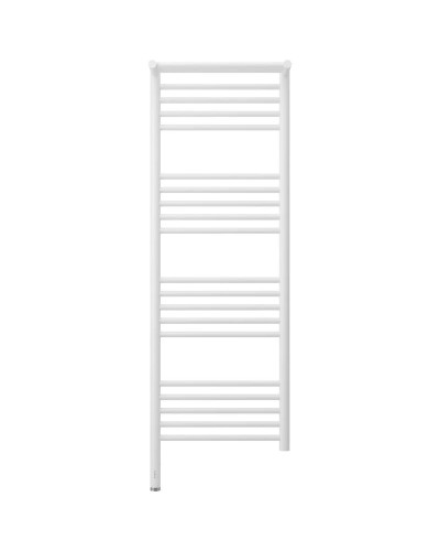 Полотенцесушитель электрический 1200х400 белый матовый МЭМ левый Сунержа Богема с полкой 3.0 30-5806-1240