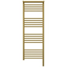 Полотенцесушитель электрический 1200х400 состаренная латунь МЭМ правый Сунержа Богема с полкой 3.0 051-5807-1240