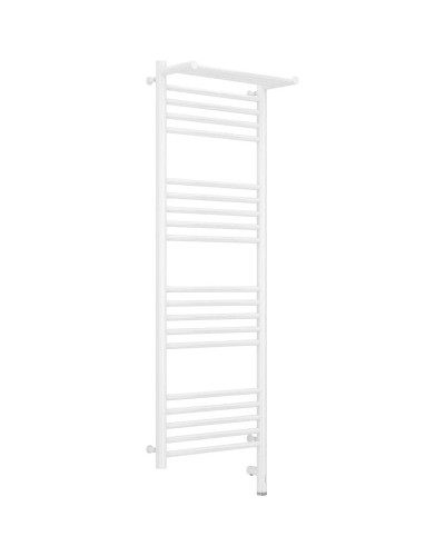 Полотенцесушитель электрический 1200х400 белый глянец МЭМ правый Сунержа Богема с полкой 3.0 12-5807-1240