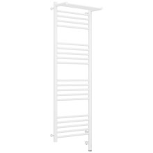 Полотенцесушитель электрический 1200х400 белый матовый МЭМ правый Сунержа Богема с полкой 3.0 30-5807-1240