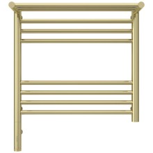 Полотенцесушитель электрический 500х500 шампань МЭМ левый Сунержа Богема с полкой 3.0 020-5806-5050