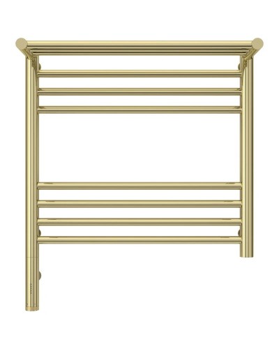 Полотенцесушитель электрический 500х500 шампань МЭМ левый Сунержа Богема с полкой 3.0 020-5806-5050