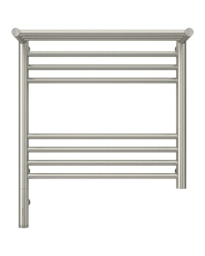 Полотенцесушитель электрический 500х500 сатин МЭМ левый Сунержа Богема с полкой 3.0 071-5806-5050