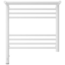 Полотенцесушитель электрический 500х500 белый глянец МЭМ левый Сунержа Богема с полкой 3.0 12-5806-5050