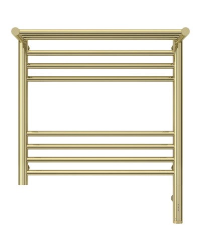 Полотенцесушитель электрический 500х500 шампань МЭМ правый Сунержа Богема с полкой 3.0 020-5807-5050