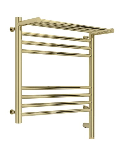 Полотенцесушитель электрический 500х500 шампань МЭМ правый Сунержа Богема с полкой 3.0 020-5807-5050