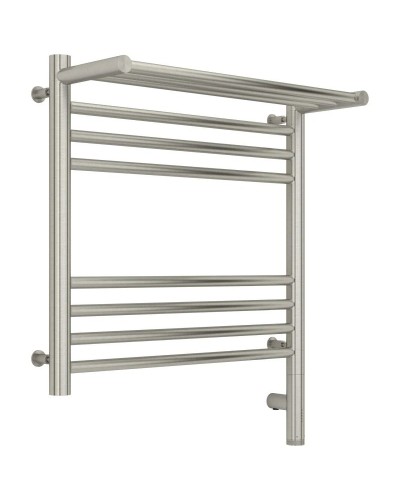 Полотенцесушитель электрический 500х500 сатин МЭМ правый Сунержа Богема с полкой 3.0 071-5807-5050