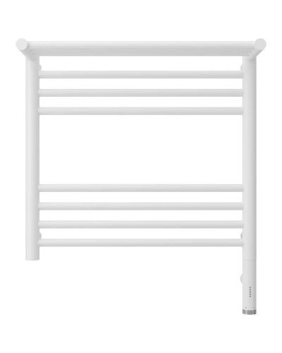 Полотенцесушитель электрический 500х500 белый матовый МЭМ правый Сунержа Богема с полкой 3.0 30-5807-5050