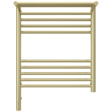 Полотенцесушитель электрический 600х500 шампань МЭМ левый Сунержа Богема с полкой 3.0 020-5806-6050