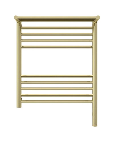 Полотенцесушитель электрический 600х500 шампань МЭМ правый Сунержа Богема с полкой 3.0 020-5807-6050