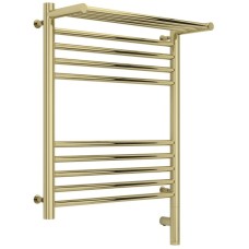 Полотенцесушитель электрический 600х500 шампань МЭМ правый Сунержа Богема с полкой 3.0 020-5807-6050