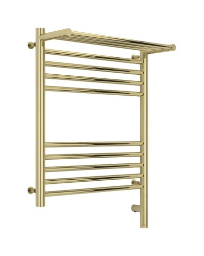 Полотенцесушитель электрический 600х500 шампань МЭМ правый Сунержа Богема с полкой 3.0 020-5807-6050