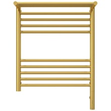 Полотенцесушитель электрический 600х500 золотой МЭМ правый Сунержа Богема с полкой 3.0 03-5807-6050