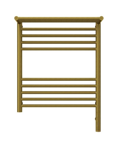 Полотенцесушитель электрический 600х500 состаренная бронза МЭМ правый Сунержа Богема с полкой 3.0 05-5807-6050