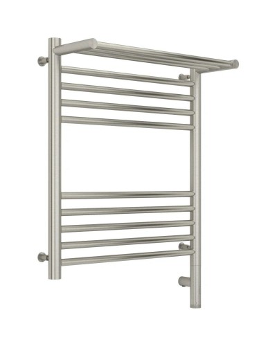 Полотенцесушитель электрический 600х500 сатин МЭМ правый Сунержа Богема с полкой 3.0 071-5807-6050