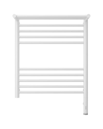 Полотенцесушитель электрический 600х500 белый глянец МЭМ правый Сунержа Богема с полкой 3.0 12-5807-6050