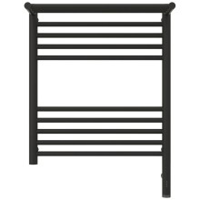 Полотенцесушитель электрический 600х500 темный титан муар МЭМ правый Сунержа Богема с полкой 3.0 15-5807-6050