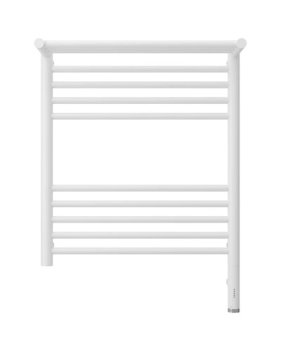 Полотенцесушитель электрический 600х500 белый матовый МЭМ правый Сунержа Богема с полкой 3.0 30-5807-6050