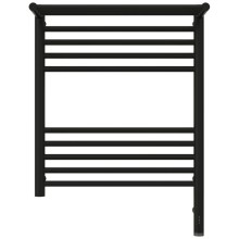 Полотенцесушитель электрический 600х500 черный матовый МЭМ правый Сунержа Богема с полкой 3.0 31-5807-6050