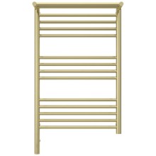 Полотенцесушитель электрический 800х500 шампань МЭМ левый Сунержа Богема с полкой 3.0 020-5806-8050