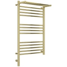 Полотенцесушитель электрический 800х500 шампань МЭМ левый Сунержа Богема с полкой 3.0 020-5806-8050