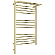 Полотенцесушитель электрический 800х500 шампань МЭМ левый Сунержа Богема с полкой 3.0 020-5806-8050