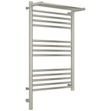 Полотенцесушитель электрический 800х500 сатин МЭМ левый Сунержа Богема с полкой 3.0 071-5806-8050