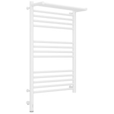 Полотенцесушитель электрический 800х500 белый матовый МЭМ левый Сунержа Богема с полкой 3.0 30-5806-8050