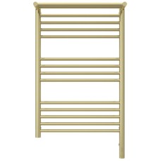 Полотенцесушитель электрический 800х500 шампань МЭМ правый Сунержа Богема с полкой 3.0 020-5807-8050