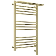 Полотенцесушитель электрический 800х500 шампань МЭМ правый Сунержа Богема с полкой 3.0 020-5807-8050